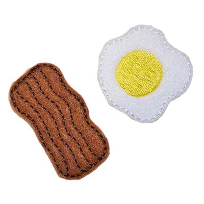 Bacon and Eggs Embroidery File