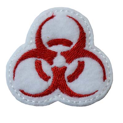 Biohazard Symbol Embroidery File