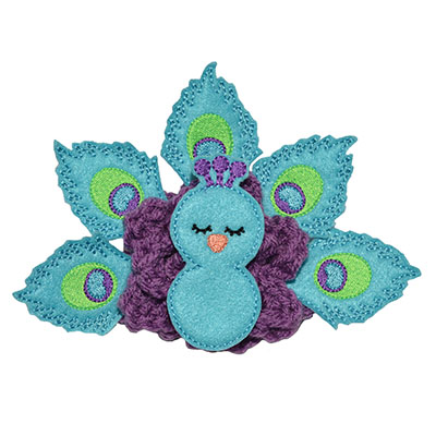 Build A Bow Peacock Embroidery File