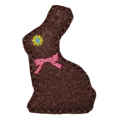 Chocolate Easter Bunny Embroidery File