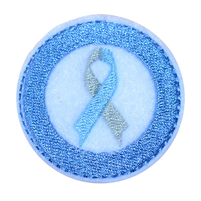Diabetes Awareness Symbol with Ribbon Embroidery File