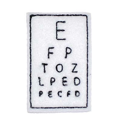 Eye Chart Embroidery File