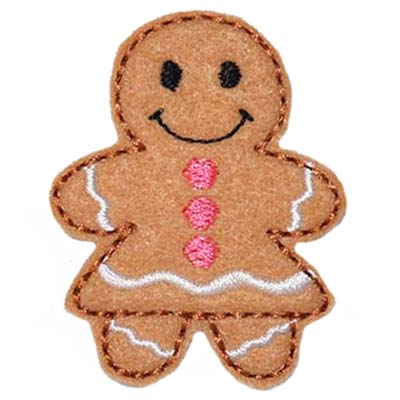 Gingerbread Girl Embroidery File