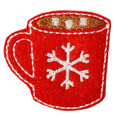 Hot Cocoa Embroidery File