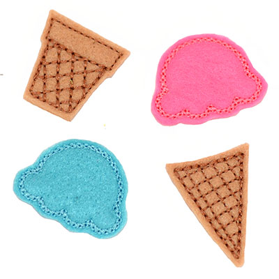 Build Your Own Ice Cream Cones Embroidery File