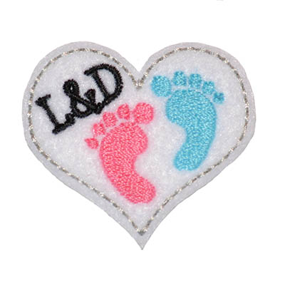 L&D Heart Embroidery File