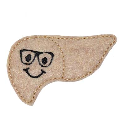 Lenny the Liver Embroidery File