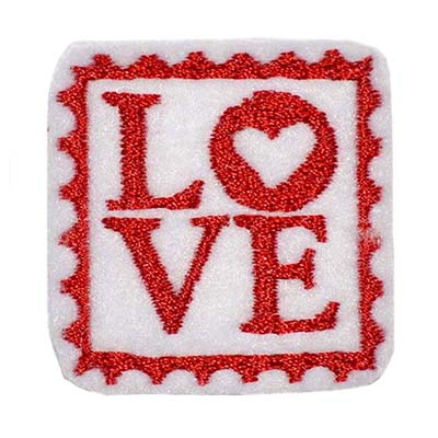 Love Stamp Embroidery File