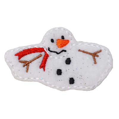 Melting Snowman Embroidery File