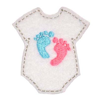 Baby Feet Onesie Embroidery File