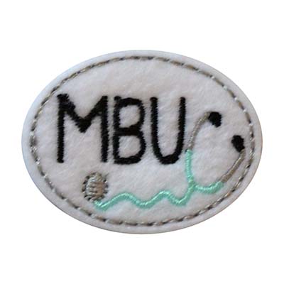 MBU Oval Stethoscope Embroidery File