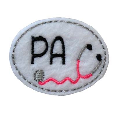 PA Oval Stethoscope Embroidery File