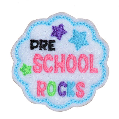 School Rocks Pre School Embroidery File