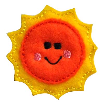 Smiling Sun Embroidery File