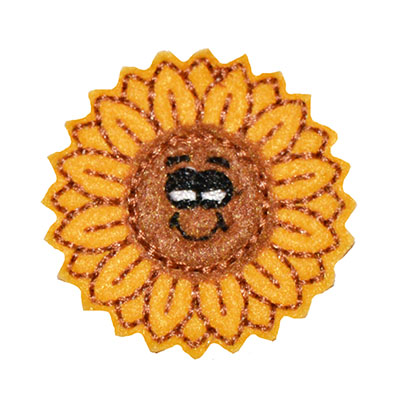 Smiling Sunflower Embroidery File