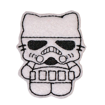 Star Kitty Trooper Embroidery File