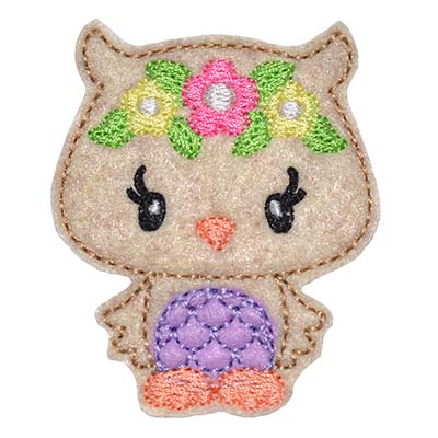 Woodland Owl Embroidery File